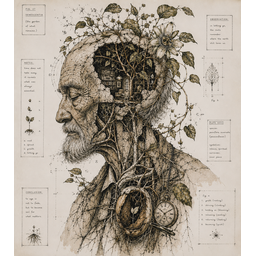 The Garden of What Remains, by Lucia Demoverde, Graphite, 2026